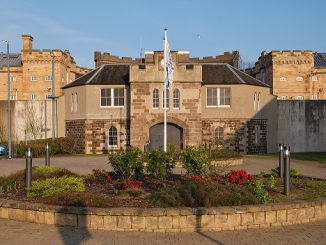 HM Prison Perth entrance (Scotland)