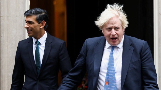 Boris Johnson and Rishi Sunak