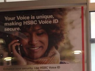 HSBC Voice Recognition Poster
