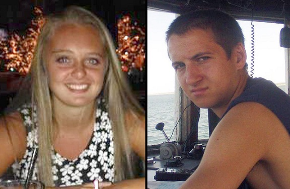 Michelle Carter and Conrad Roy