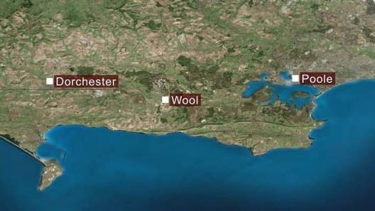 Wool Dorset map location