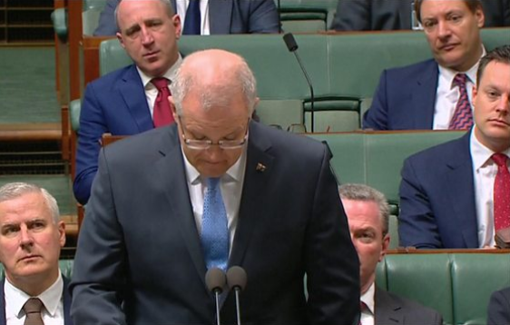Australian PM Scott-Morrison