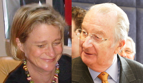Delphine Boël and Albert II of Belgium