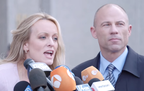 Stormy Daniels and Michael Avenatti