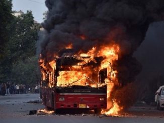 Delhi bus fire
