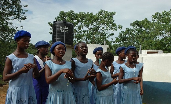 Sierra Leone schoolgirls