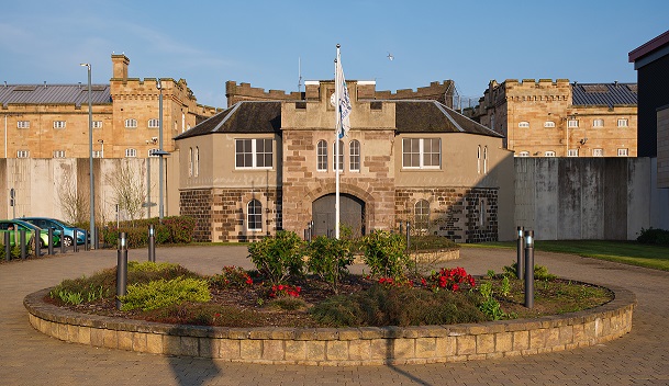 HM Prison Perth entrance (Scotland)