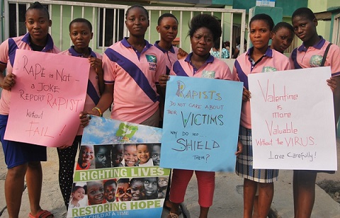 Nigeria rape protest