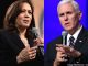 Kamala Harris and Mike Pence