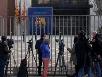 Barcelona football club gates