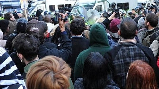 protest crowd