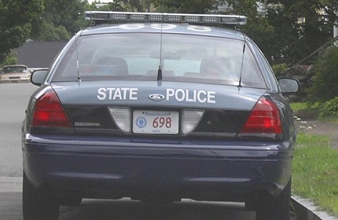 Massachusetts State Police cruiser