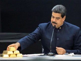 Nicolás Maduro gold