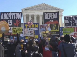 Abortion protest outside US Supreme Court