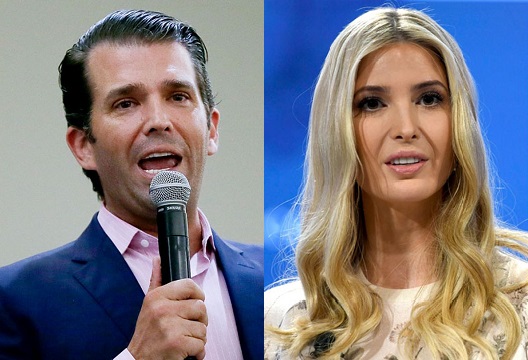 Ivanka Trump and Donald Jr