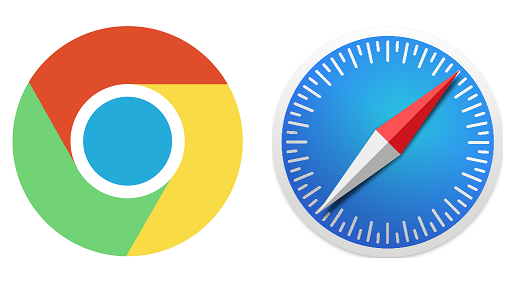 Chrome Safari Browser Logos