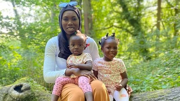 Fatoumatta Hydara and her children