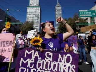 Women in Mexico City protest a-murder