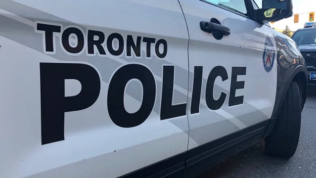 Toronto police car close up