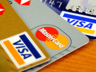 Visa and Mastercard credit cards