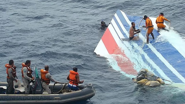 Air France Airbus A330 wreckage in the Atlantic