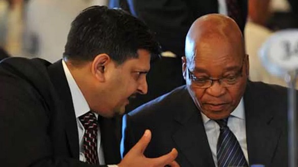 Atul Gupta with Jacob Zuma