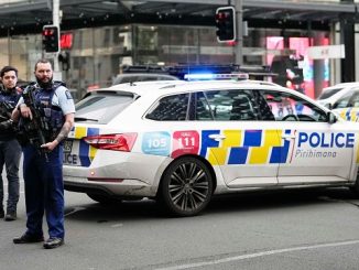 New Zealand Auckland shooting road block
