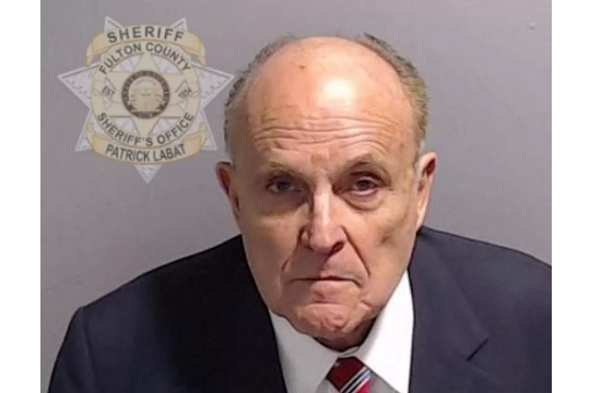 Rudy Giuliani mugshot