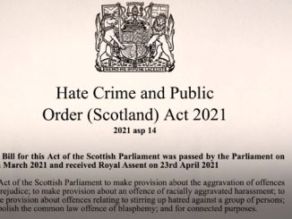 Scotland Hate Crime 2021