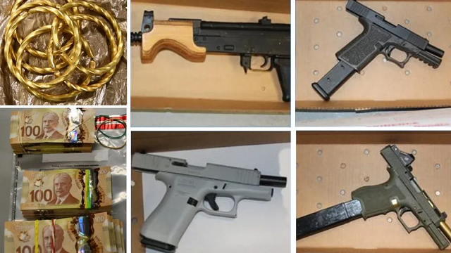 Toronto gold heist recovered items