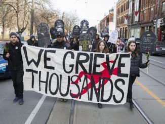 Toronto overdose crisis protest
