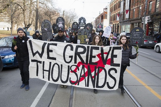 Toronto overdose crisis protest