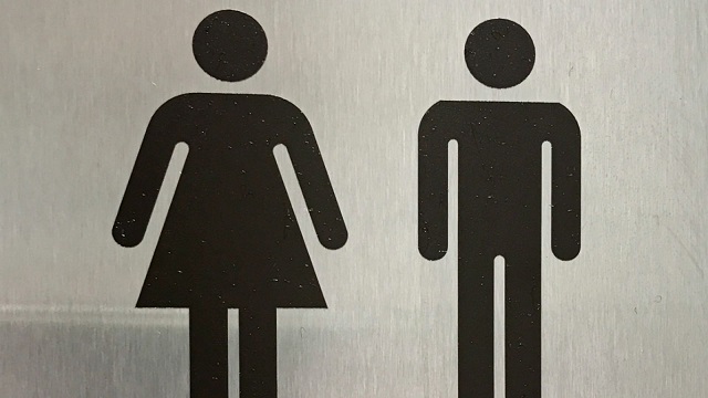 single sex toilet notice