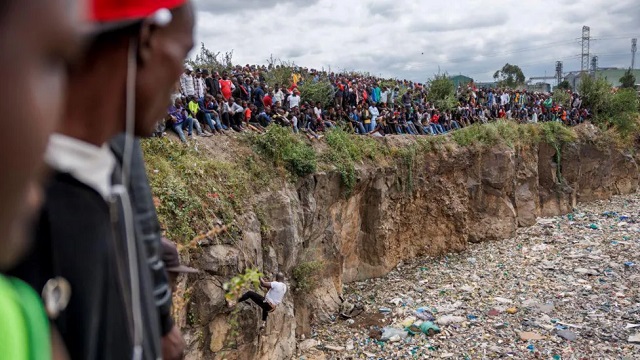 Kenya disused Mukuru quarry