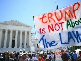 Supreme Court Trump immunity protest