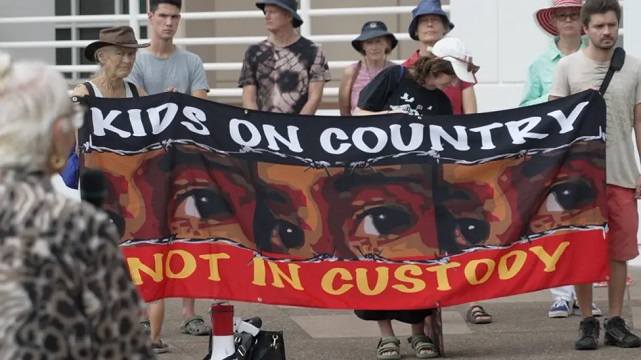 Australia Northern Territory parliament protest