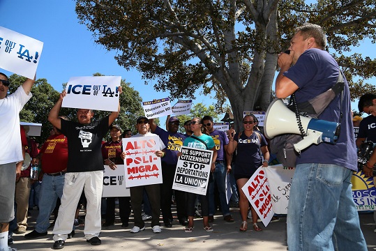 ICE out of LA protest