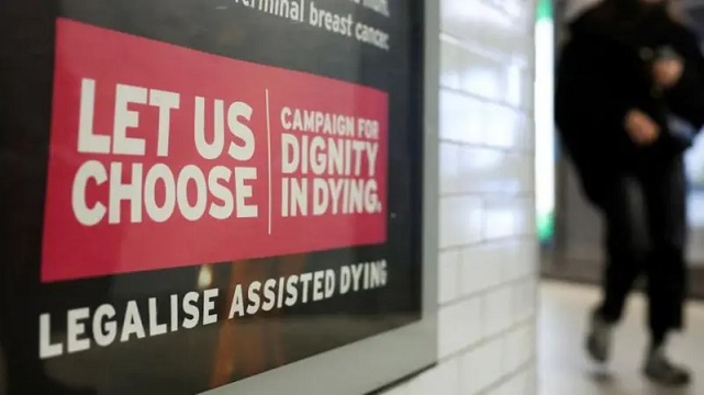 UK assisted dying poster