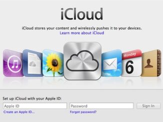 iCloud setup