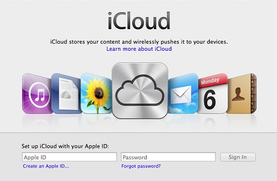 iCloud setup