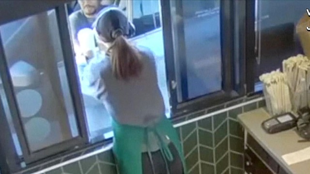 Starbucks drive through