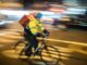 delivery cyclist