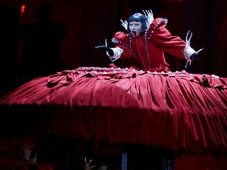 Lady Gaga performing at Copacabana beach