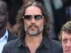 Russell Brand outside Westminster Magistrates Court