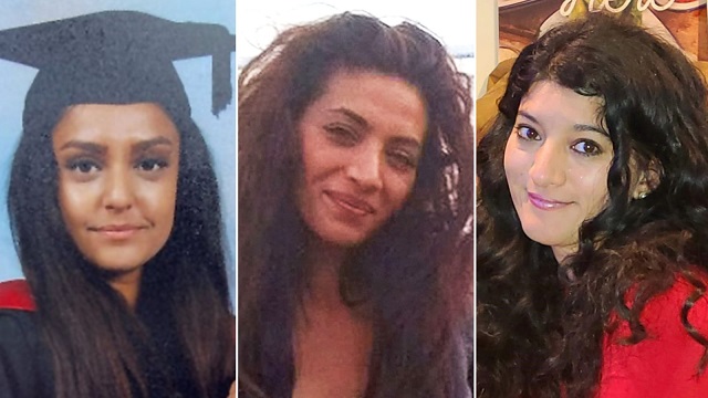 Sabina Nessa, Mary Jane Mustafa and Zara Aleena