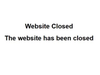 Website Closed