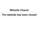 Website Closed