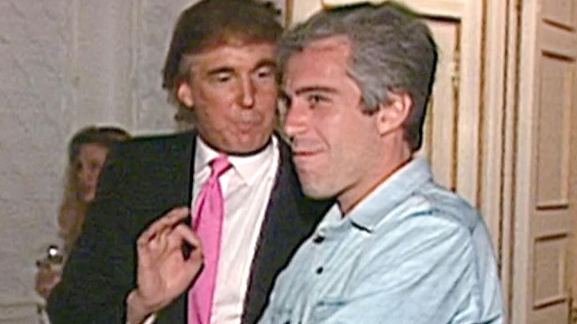 Donald Trump and Jeffrey Epstein in 1992