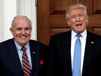 Rudy Giuliani and Donald Trump