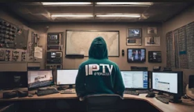 IPTV person viewing multi-screens